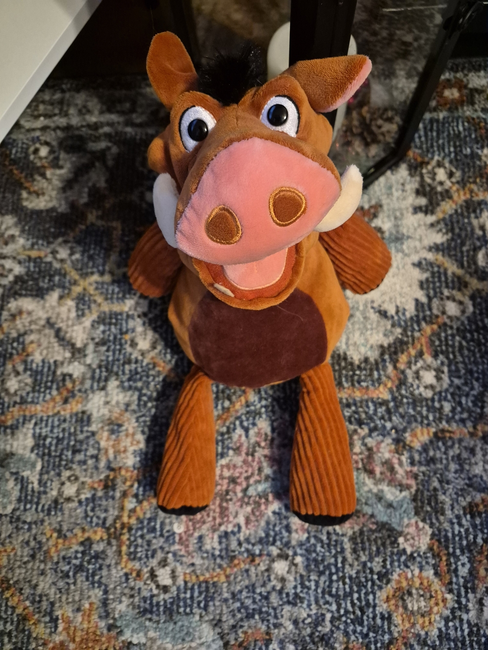 Scentsy Orange and Pink Warthog Plush Toy